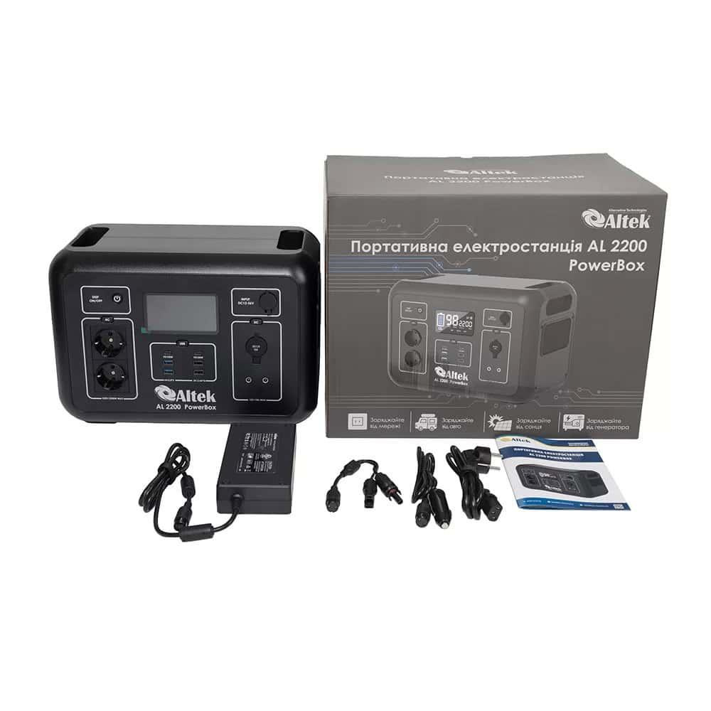 Портативна зарядна станція ALTEK PowerBox AL 2200 (2131 Вт·г) 2115755