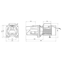 Насос самовсмоктувальний відцентровий Thermo Alliance D-JSWm-20H 1,5 кВт