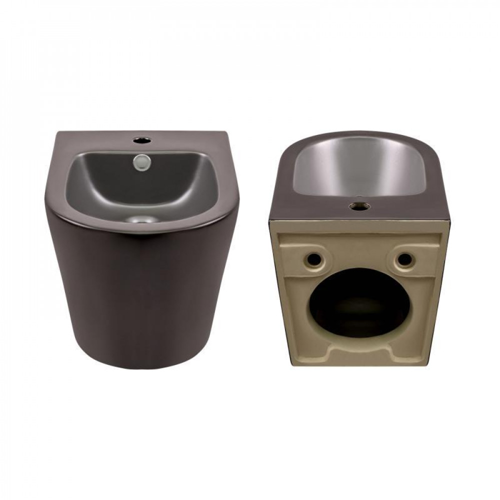 Комплект Qtap Scorpio Matt Black 2 в 1: унітаз підвісний Ultra Quiet QT14332380AMB + біде підвісне QT1455053FMB SD00053496