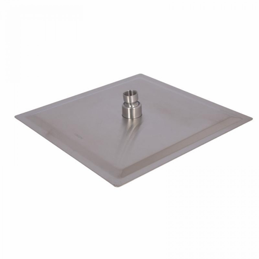 Стельова лійка Lidz (248х248х45) для душових систем Kubis Nickel LDKUB2482484549512 SD00055636