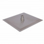 Стельова лійка Lidz (248х248х45) для душових систем Kubis Nickel LDKUB2482484549512 SD00055636