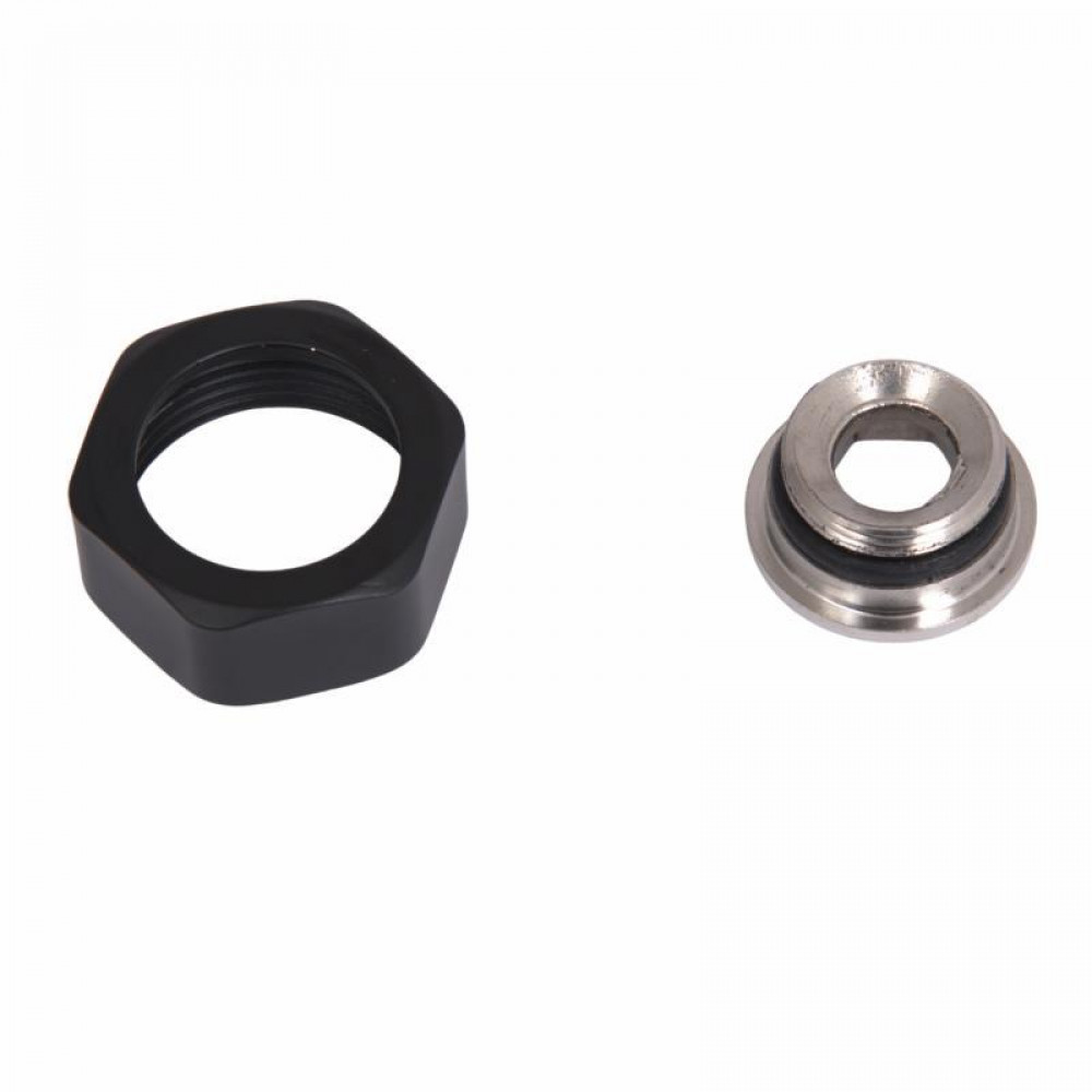 Гайка змішувача та стійки з футоркою Lidz (31,3х28х14) для змішувачів та душових систем Kubis Black LDKUB3132814B49532 SD00055656