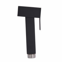 Лійка для ручного душу Lidz (125х61х25) для змішувачів для гігієнічного душу Kubis Black LDKUB1256125B49515