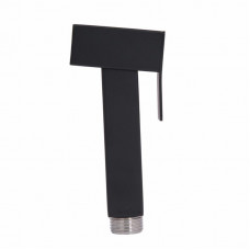 Лійка для ручного душу Lidz (125х61х25) для змішувачів для гігієнічного душу Kubis Black LDKUB1256125B49515