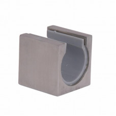 Тримач лійки для ручного душу квадратний Lidz (28х28,5х28) для змішувачів для гігієнічного душу Kubis 111 Nickel LDKUB282852849517