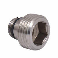 Перехідник шлангу з корпуса Lidz (13х20х20) для змішувачів для гігієнічного душу Kubis 111, 110 Nickel LDKUB13202049536