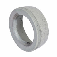 Підтискна гайка картриджа 35мм Lidz (13х36,5х36,5) для змішувача для кухні Aria 015F Grey LDARI13365365GRE49308