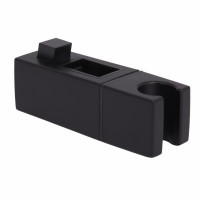 Кронштейн для лійки для ручного душу на стійку Lidz (115х35,5х35,5) для душових систем Kubis 1030 Black LDKUB115355355B49522