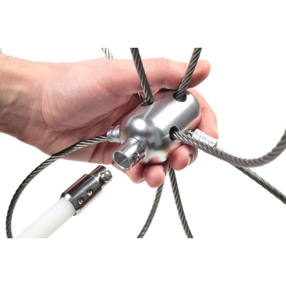 Щітка алюмінієва з тросами до набору Savent TURBO 370 мм 112402