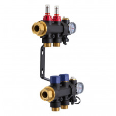 503202 Колектор пластиковий на 2 контури з витратомірами Tervix Pro Line