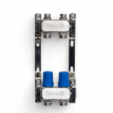 501002 Колектор теплої підлоги на 2 контури, без витратомірів, нерж.сталь Tervix Pro Line