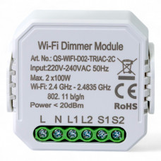 436421 Розумний вимикач - регулятор Tervix Pro Line WiFi Dimmer (2 клавіші)