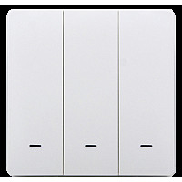 438021 Розумна клавішна кнопка-вимикач Tervix Pro Line ZigBee Push Button (3 клавіші), на батар.