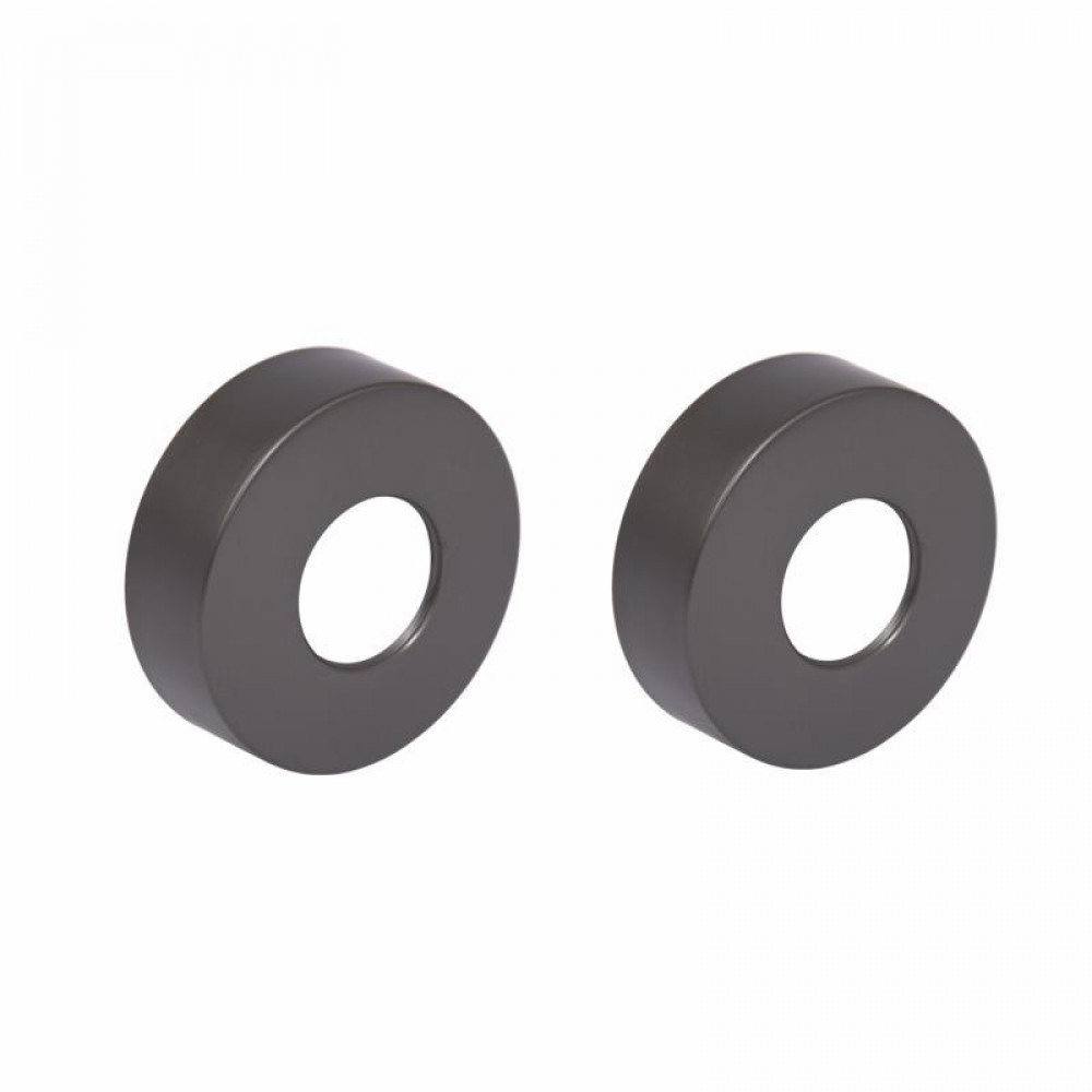 Декоративна накладка на ексцентрик Qtap (19х59,5х59,5) для змішувачів для ванни та душової системи Vlasta New Gunmetal Black PVD SD00055755