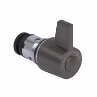 Ручка перемикання режимів Qtap (44,5х27х15) для змішувача для ванни з коротким виливом Vlasta New Gunmetal Black PVD