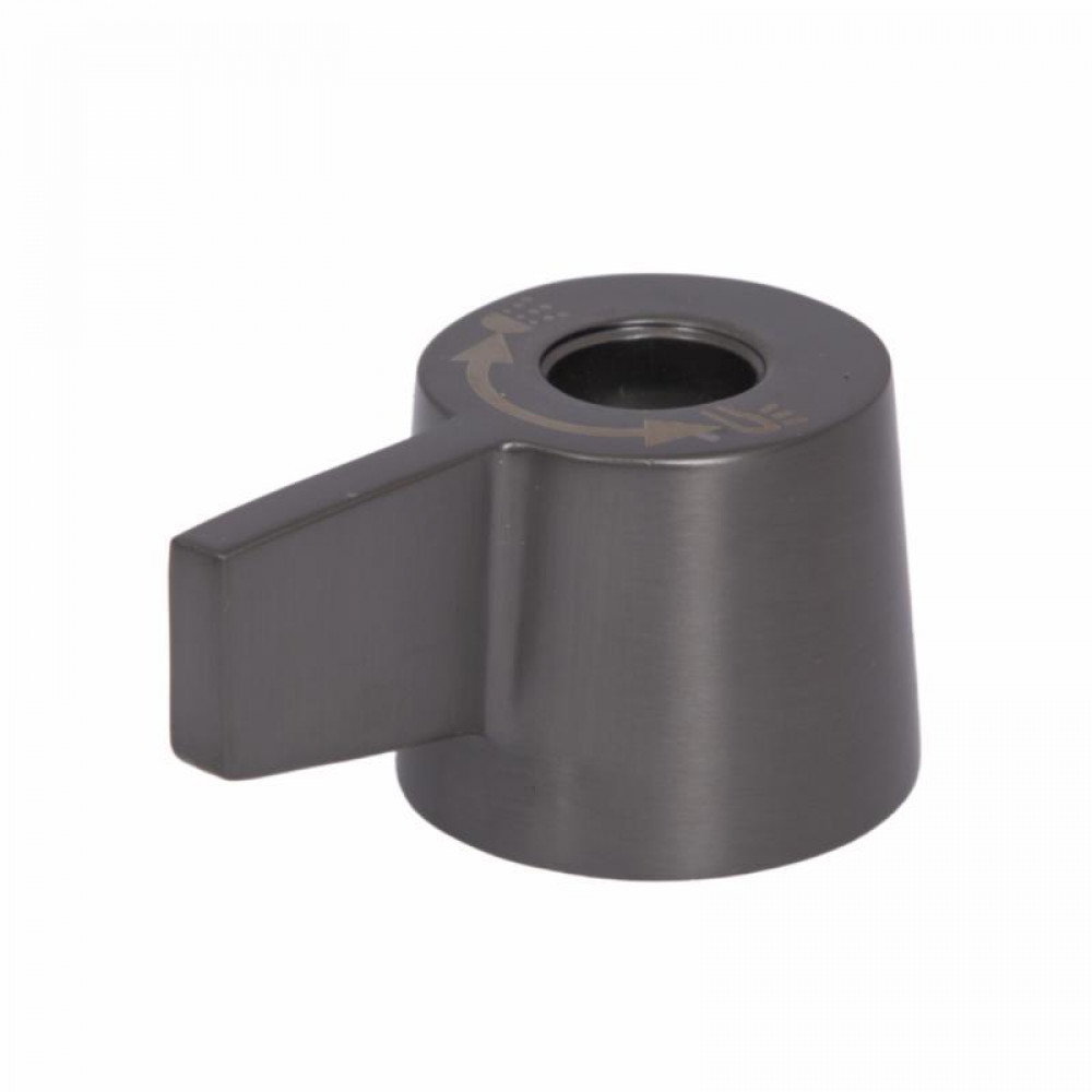 Ручка перемикання режимів Qtap (44,5х27х15) для змішувача для ванни з коротким виливом Vlasta New Gunmetal Black PVD SD00055763