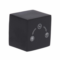 Ручка Qtap (25,7x32x32) для душової системи прихованого монтажу на два споживача Gemini Gunmetal Black PVD QTGEM257323250062