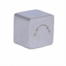 Ручка Qtap (23,9x30x30) для душової системи прихованого монтажу на два споживача Gemini Chrome QTGEM239303050063