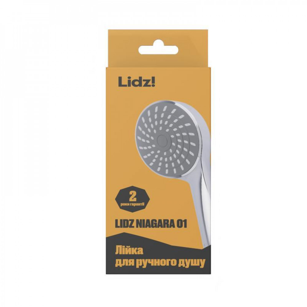 Лійка для ручного душу Лейки Lidz Niagara 01 98 мм округла LDNIA01CRM22034 Chrome SD00028131