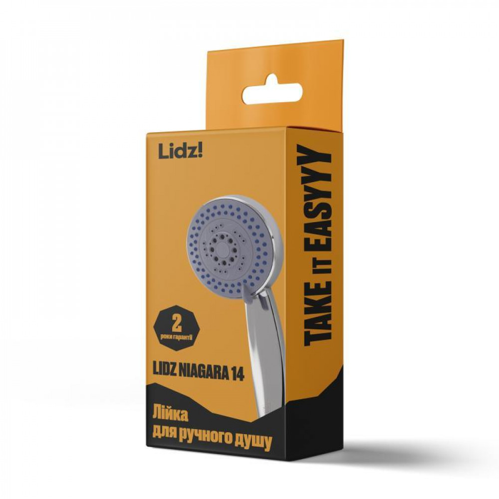 Лійка для ручного душу Лейки Lidz Niagara 14 95 мм округла LDNIA14CRM35465 Chrome SD00041569