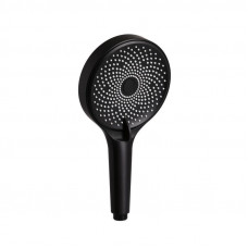 Лійка для ручного душу Qtap Rucni D 130 мм округла QTRUC125BLM45953 Black Matt