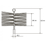 Щетка металлическая для чистки дымохода Savent 160 мм 96318