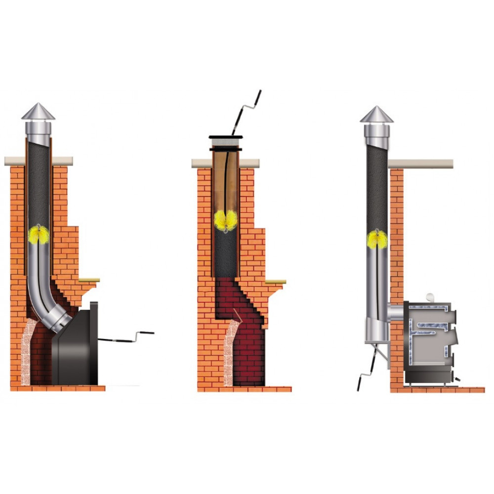 Щітка металева для чищення димоходу Savent 220 мм 96321