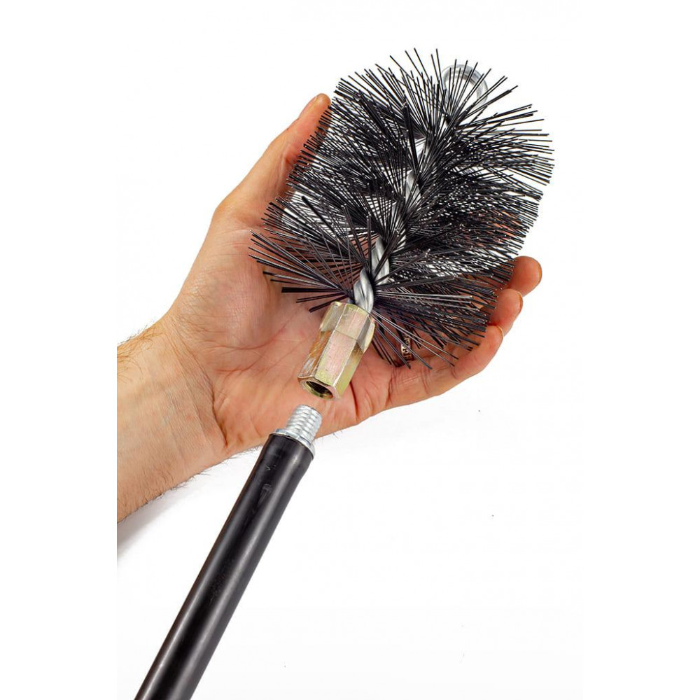 Щетка металлическая для чистки дымохода Savent 110 мм 96313