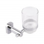 Склянка з тримачем Qtap Liberty настінна QTLIBCRM1158 Chrome SD00031284