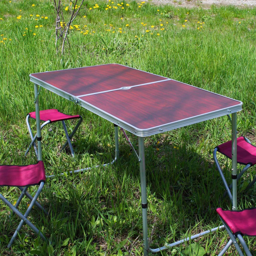 Розкладний стіл для пікніка, стільці SP00483