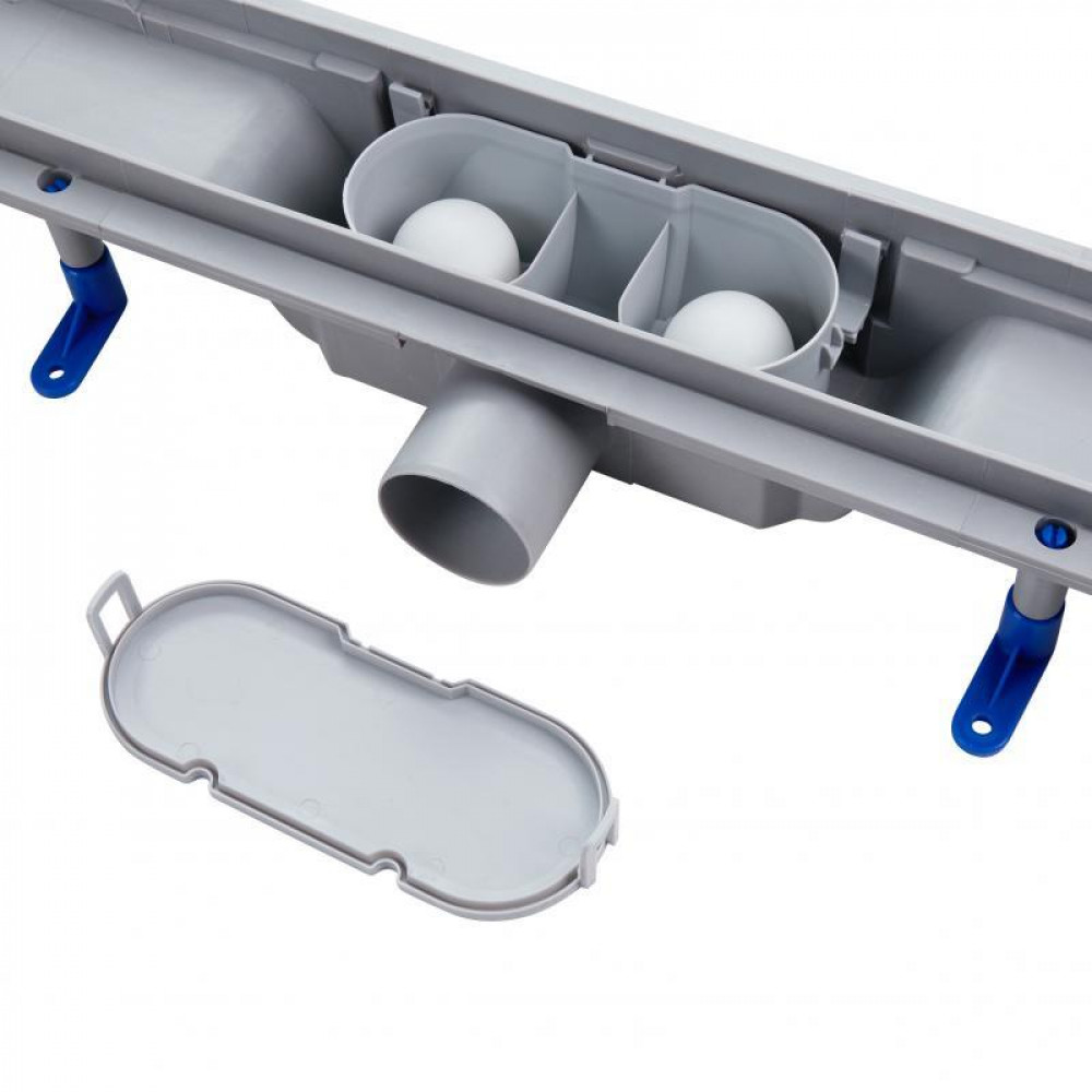 Трап Qtap Dry Tile304-900 лінійний з сухим закривом під плитку 900 мм SD00045321