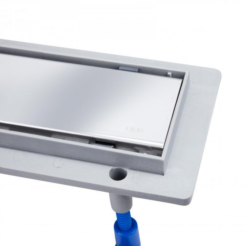 Трап Qtap Dry Tile304-600 линейный с сухим закрыванием под плитку 600 мм. SD00045318