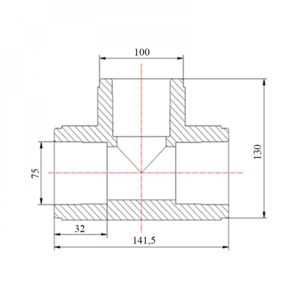 Трійник PPR Blue Ocean 75 SD00009203