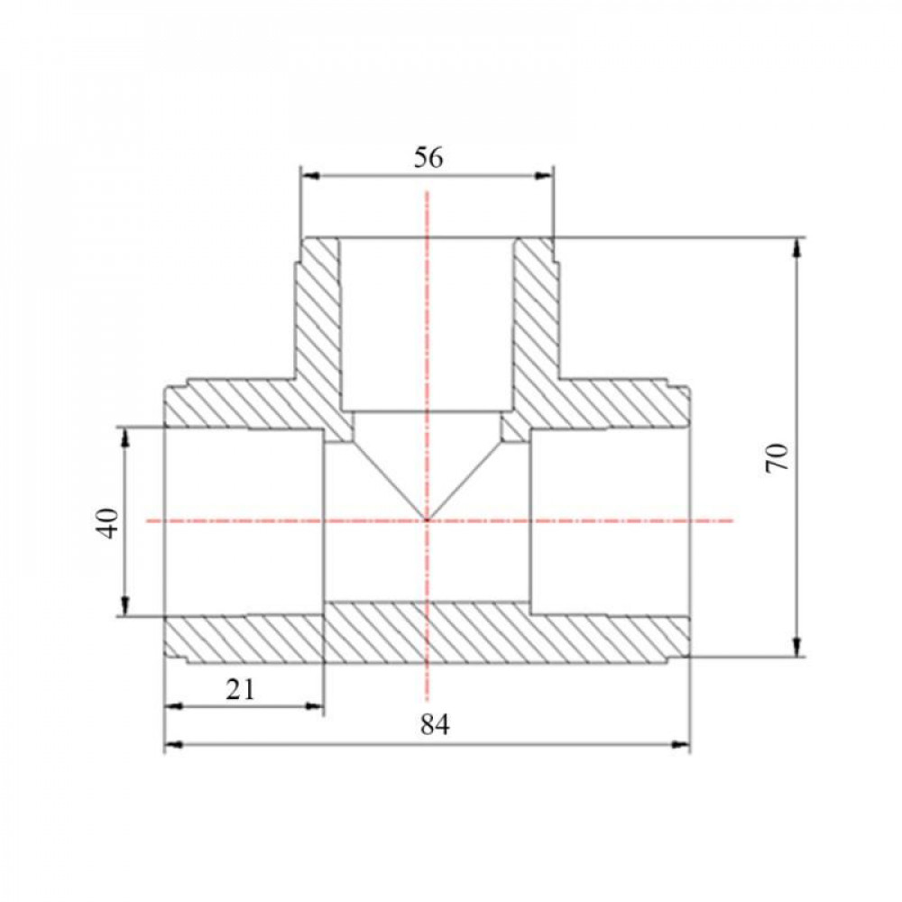 Трійник PPR Blue Ocean 40 SD00009200
