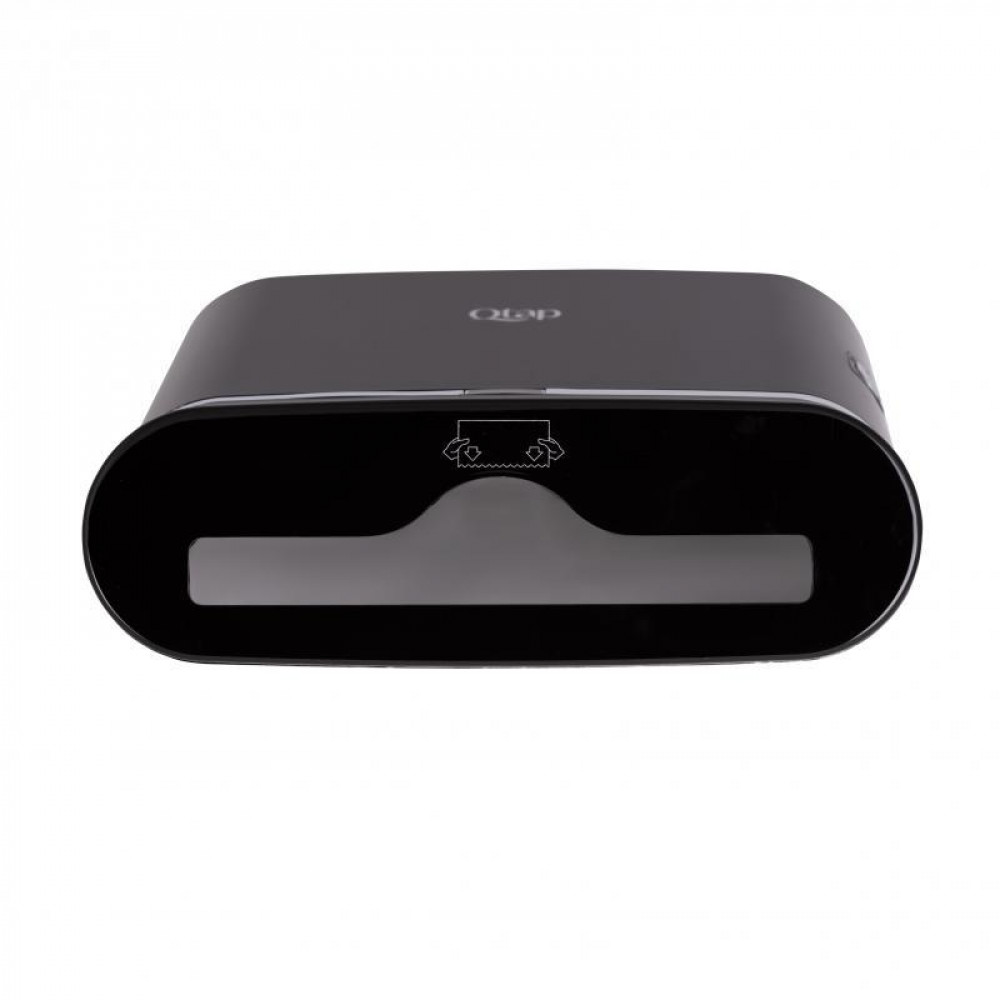 Тримач для паперових рушників Qtap Pohodli 300 мм QTDR600BP Black (Pobut) SD00042874