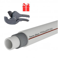 Акційний набір Thermo Alliance: Труба PPR Basalt SDR 6, 20х3, 4 мм, PN 25 100м + Ножиці для пластикових труб d20-40, лезо з