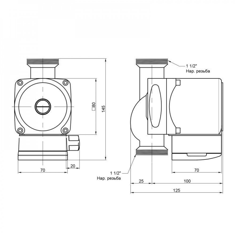 Насос Grundfos Icma 25/60 NoP321 SD00006570