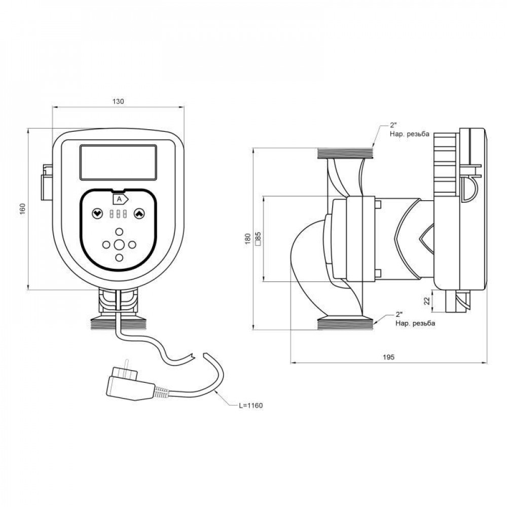 Насос циркуляційний енергоощадний Thermo Alliance LPS-A 32/100/180 SD00047144