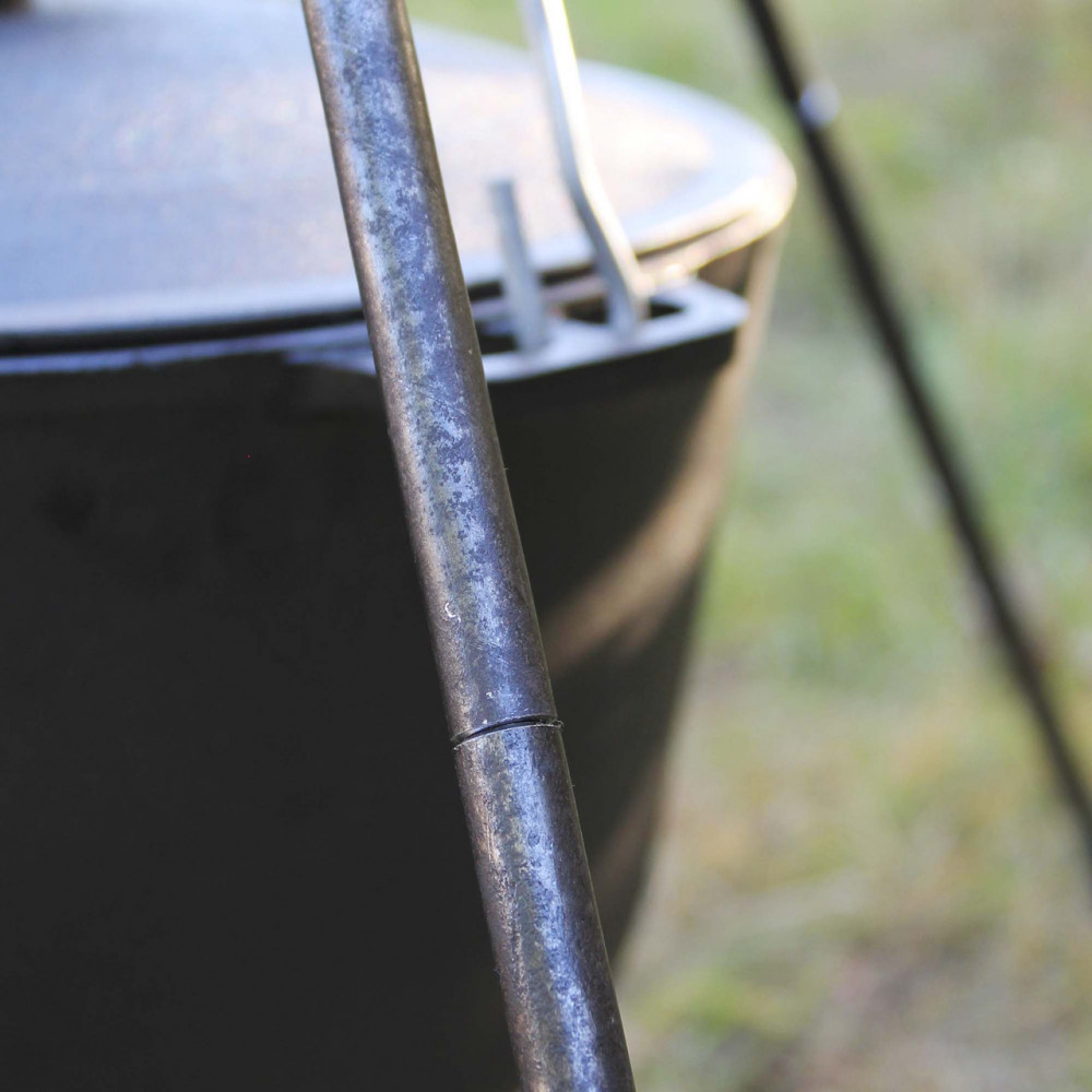 Казан татарський чавунний 18 л із триногою на розбірних ніжка 2953535129-01