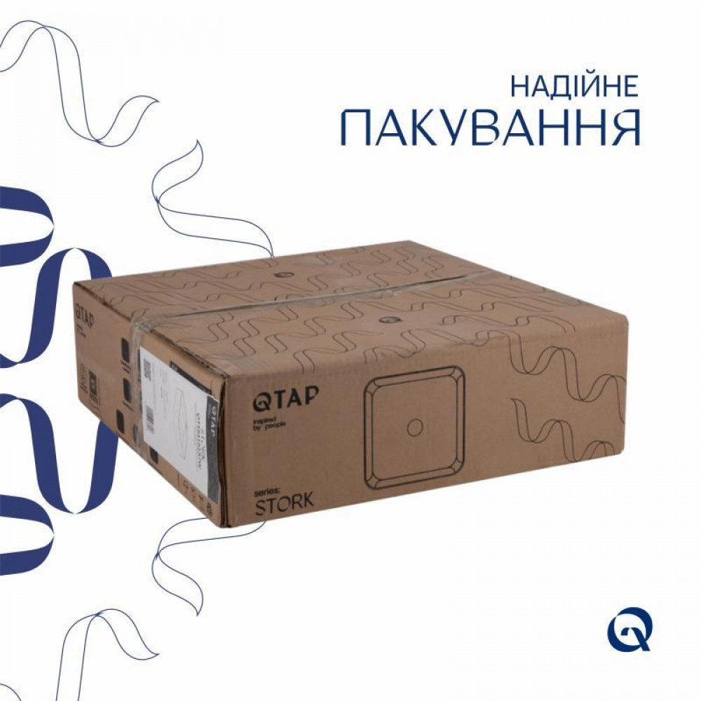 Раковина-чаша Qtap Stork 430x430x125 White QT15112194WN SD00052893