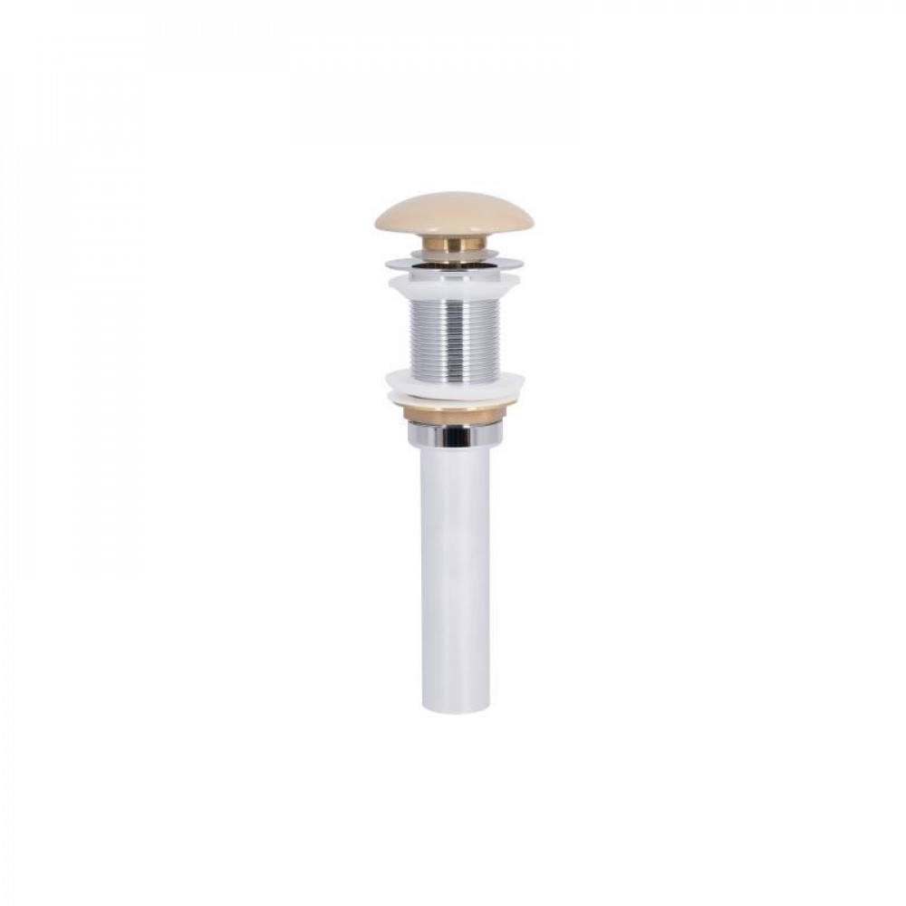 Раковина накладна Qtap Robin 500х380х140 мм, Beige, прямокутна, з донним клапаном QT04116302SB SD00054298