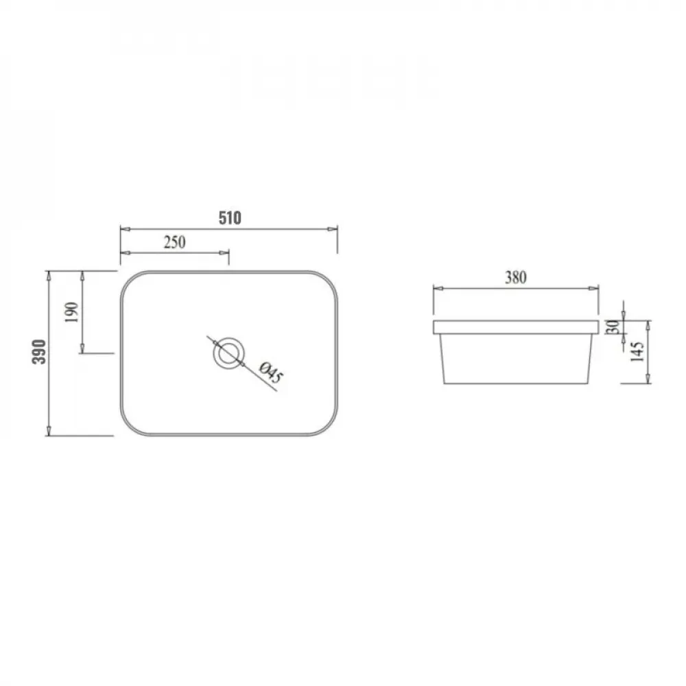 Раковина Qtap Scorpio 500х380х145 White QT1411K490WN SD00053085