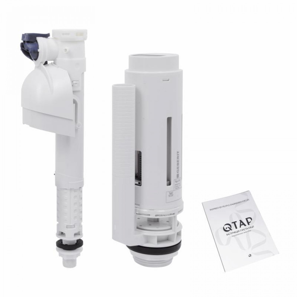 Унітаз-компакт Qtap Crow безобідковий з сідінням Soft-close QT05222170W SD00036221