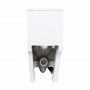 Унитаз-моноблок напольный Qtap Kolibri Ultra Quiet безобедочный с сиденьем Soft-close WHITE QT10226380W SD00052624