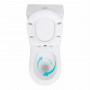 Унитаз-моноблок напольный Qtap Kolibri Ultra Quiet безобедочный с сиденьем Soft-close WHITE QT10226380W SD00052624
