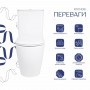 Унітаз підлоговий Qtap Evia Ultra Quiet 630×350×795 мм з сидінням Soft-close, White QTEVI27W49258 SD00055382