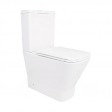 Унітаз-компакт Qtap Cardinal Ultra Quiet безободковий з сидінням Soft-close QT04222168AUQ3W