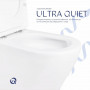 Унітаз-компакт Qtap Cardinal Ultra Quiet безободковий з сидінням Soft-close QT04222168AUQ3W SD00051950