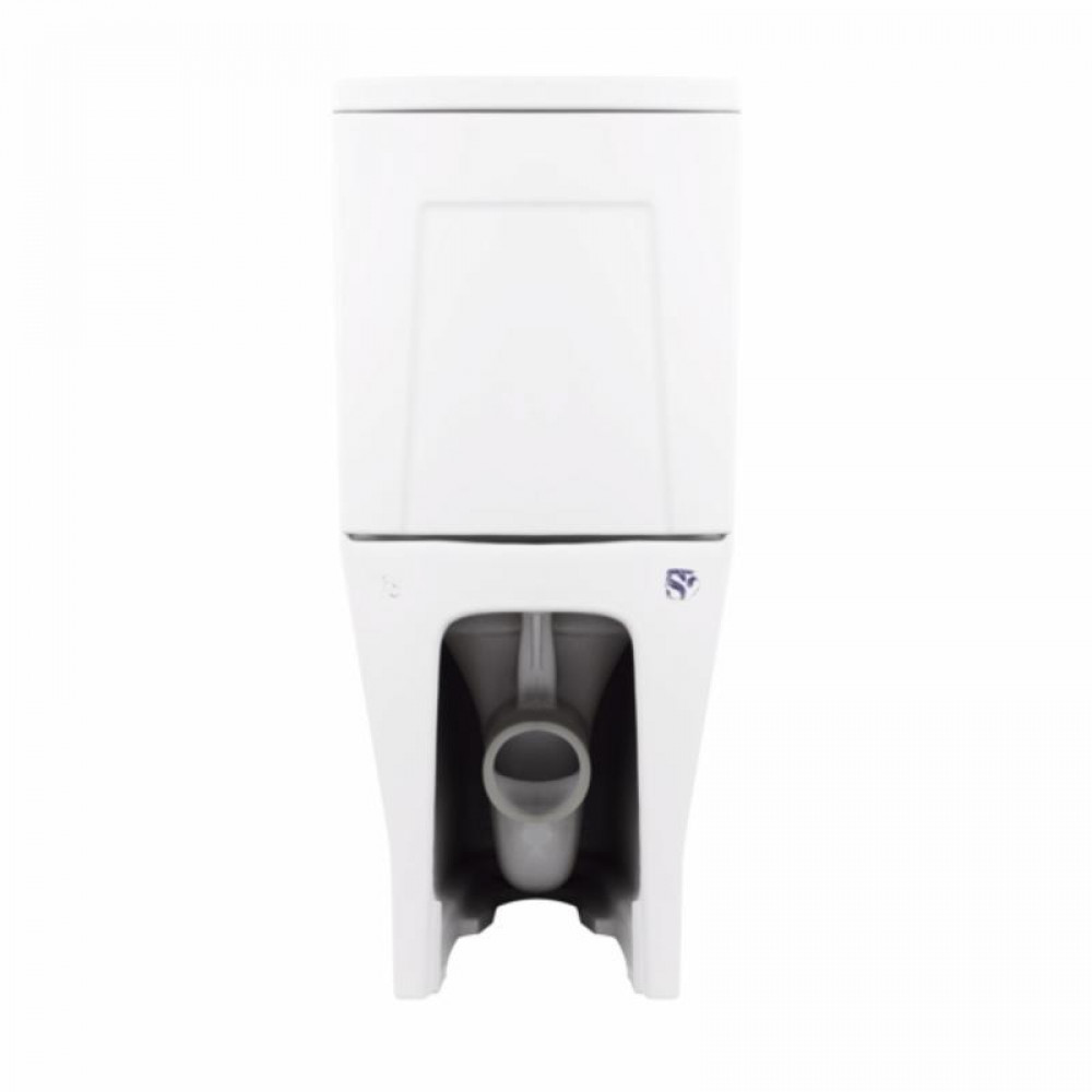 Унітаз-компакт Qtap Cardinal Ultra Quiet безободковий з сидінням Soft-close QT04222168AUQ3W SD00051950