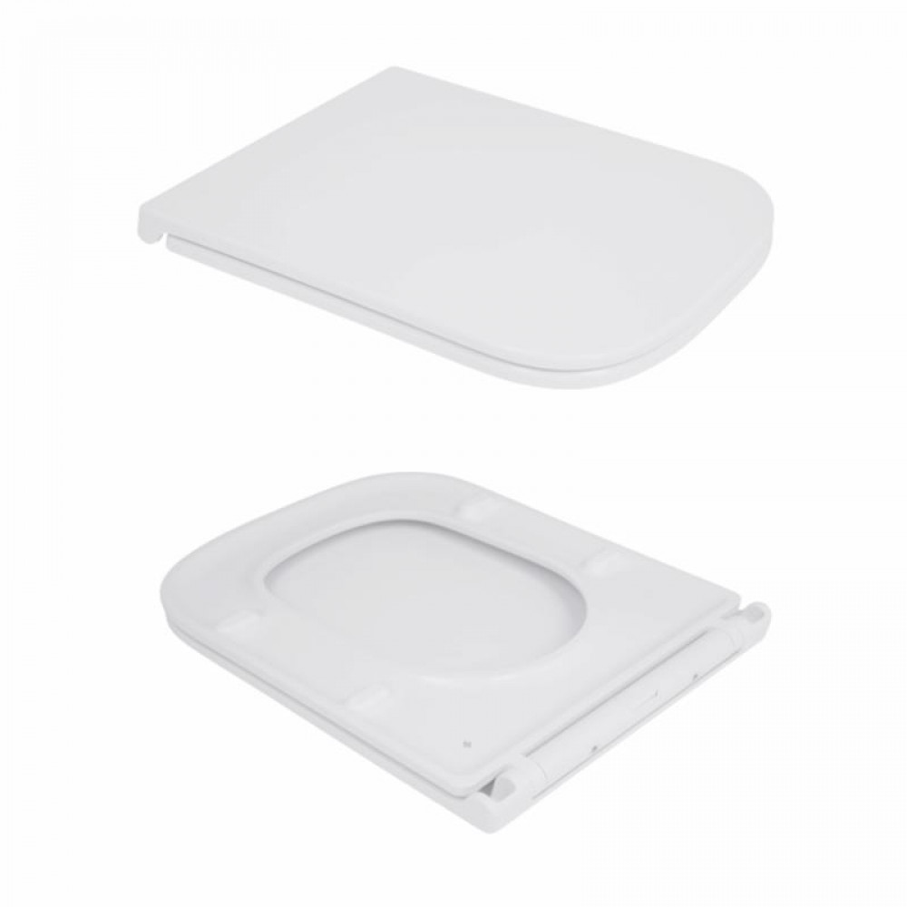 Унітаз-компакт Qtap Cardinal Ultra Quiet безободковий з сидінням Soft-close QT04222168AUQ3W SD00051950